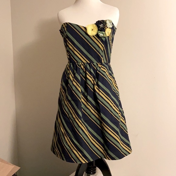 Judith March striped strapless dress - Picture 1 of 4